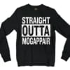 Straight Outta Mogappair Men/Unisex Long Sleeve T-Shirt in Black Color