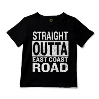 Straight Outta Ecr Unisex Toddler T-Shirt in Black Color