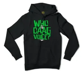 Who Is The Daag Voice Men/Unisex Hoodie in Black Color