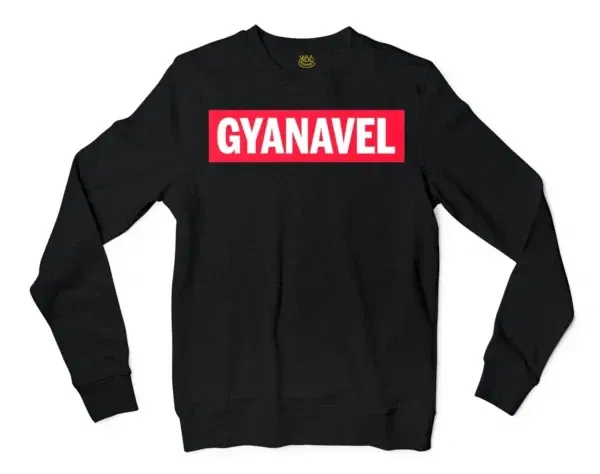 Gyanavel Men/Unisex Long Sleeve T-Shirt in Black Color