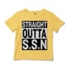 Straight Outta Ssn University Unisex Toddler T-Shirt in Butter Color
