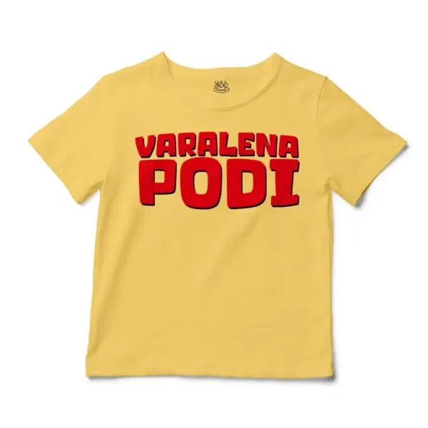 Varalena Podi Unisex Toddler T-Shirt in Butter Color