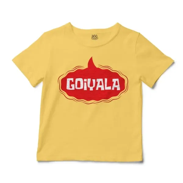 Goiyala Unisex Toddler T-Shirt in Butter Color