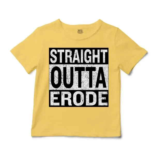 Straight Outta Erode Unisex Toddler T-Shirt in Butter Color