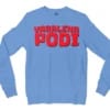 Varalena Podi Men/Unisex Long Sleeve T-Shirt in Carolina Blue Color