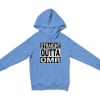 Straight Outta Omr Unisex Youth Hoodie in Carolina Blue Color