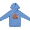 Jill Jung Jhakk Unisex Youth Hoodie in Carolina Blue Color
