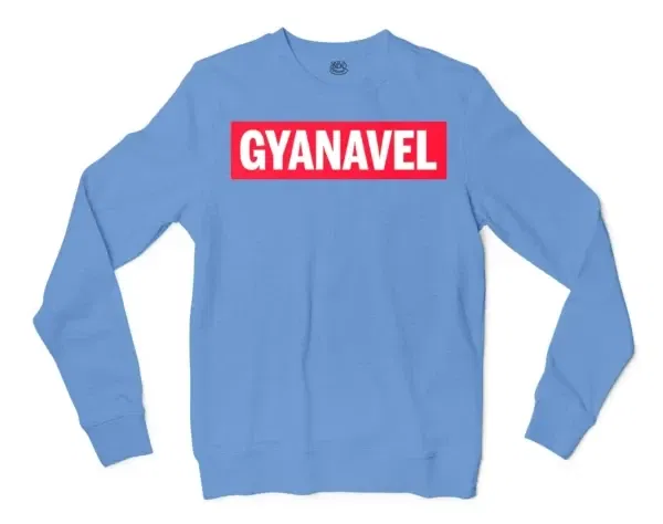 Gyanavel Men/Unisex Long Sleeve T-Shirt in Carolina Blue Color