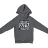 Straight Outta Thanjavur Unisex Youth Hoodie in Charcoal Color