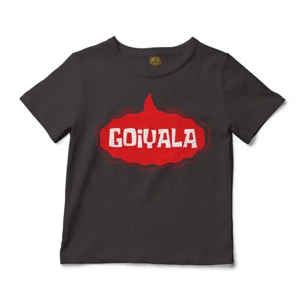 Goiyala Unisex Toddler T-Shirt in Charcoal Color