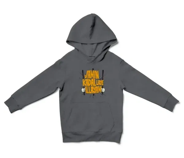 Jamin, Kadal Laye Illayam Unisex Youth Hoodie in Charcoal Color