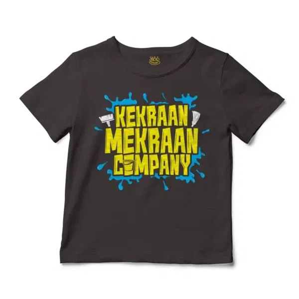 Kekraan Mekraan Company Unisex Toddler T-Shirt in Charcoal Color