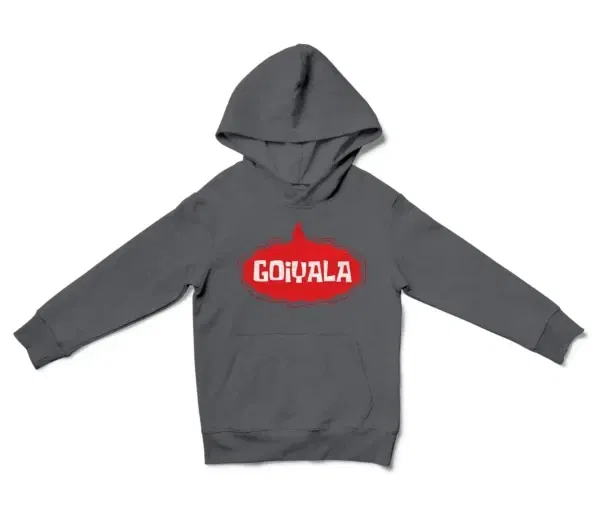 Goiyala Unisex Youth Hoodie in Charcoal Color