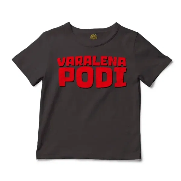 Varalena Podi Unisex Toddler T-Shirt in Charcoal Color