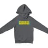 Kundakka Mandakka Unisex Youth Hoodie in Charcoal Color