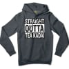 Straight Outta Tea Kadai Men/Unisex Hoodie in Charcoal Heather Color