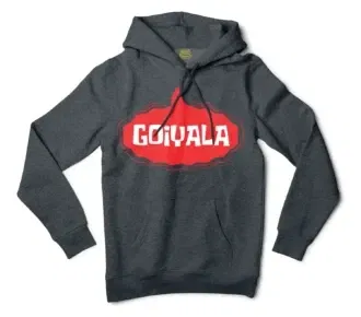 Goiyala Men/Unisex Hoodie in Charcoal Heather Color