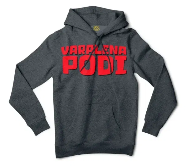 Varalena Podi Men/Unisex Hoodie in Charcoal Heather Color