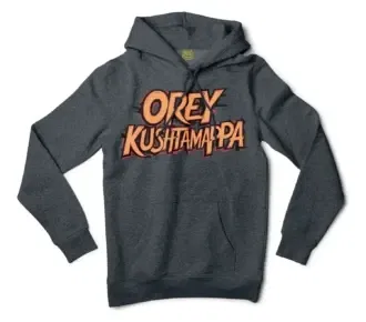 Ore Kushtamappa Men/Unisex Hoodie in Charcoal Heather Color