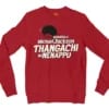 Manasula Michael Jackson Thangachi Nu Nenappu Men/Unisex Long Sleeve Sweatshirt in Cherry Red Color