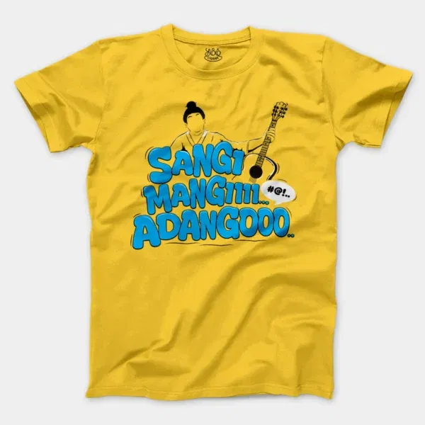 Sangi Mangiiiii….. Adangoooo Men/Unisex T-Shirt in Daisy Color