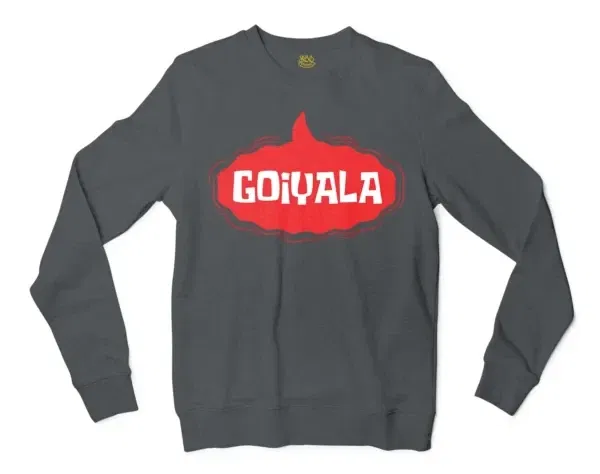 Goiyala Men/Unisex Long Sleeve T-Shirt in Dark Heather Color