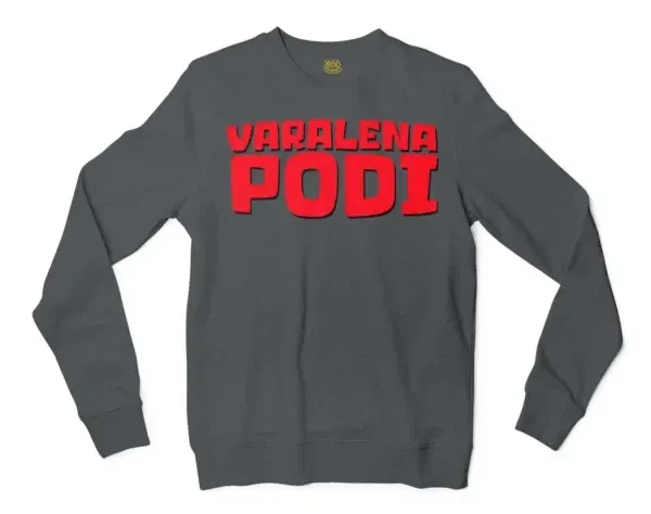 Varalena Podi Men/Unisex Long Sleeve T-Shirt in Dark Heather Color