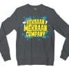 Kekraan Mekraan Company Men/Unisex Long Sleeve T-Shirt in Dark Heather Color