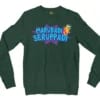 Marubadi Seruppadi Men/Unisex Long Sleeve Sweatshirt in Forest Green Color