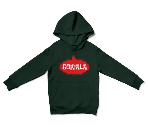 Goiyala Unisex Youth Hoodie in Forest Green Color