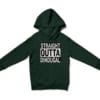 Straight Outta Dindugal Unisex Youth Hoodie in Forest Green Color