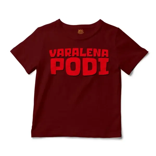 Varalena Podi Unisex Toddler T-Shirt in Garnet Color