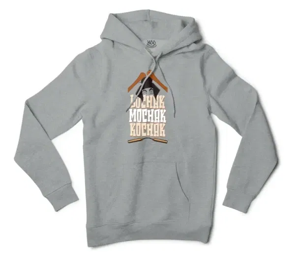 Lochak Mochak Kochak Men/Unisex Hoodie in Grey Heather Color