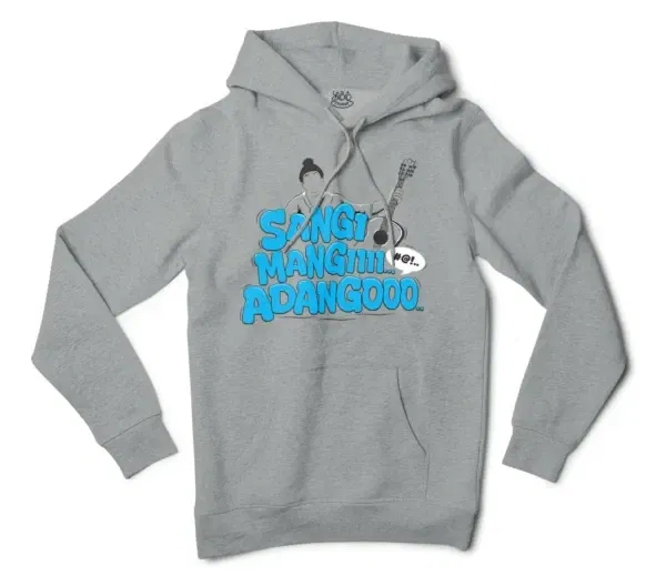 Sangi Mangiiiii….. Adangoooo Men/Unisex Hoodie in Grey Heather Color