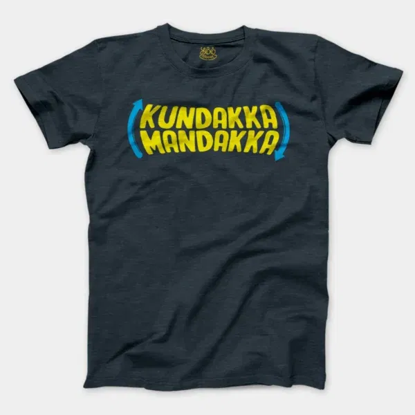 Kundakka Mandakka Men/Unisex T-Shirt in Heather Navy Color