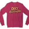 Ore Kushtamappa Men/Unisex Long Sleeve Sweatshirt in Heather Sport Dark Maroon Color