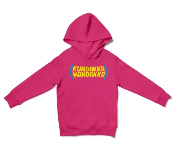 Kundakka Mandakka Unisex Youth Hoodie in Heliconia Color