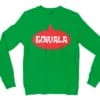 Goiyala Men/Unisex Long Sleeve Sweatshirt in Irish Green Color