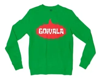 Goiyala Men/Unisex Long Sleeve Sweatshirt in Irish Green Color