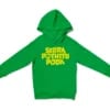 Serra Pothitu Poda Unisex Youth Hoodie in Irish Green Color
