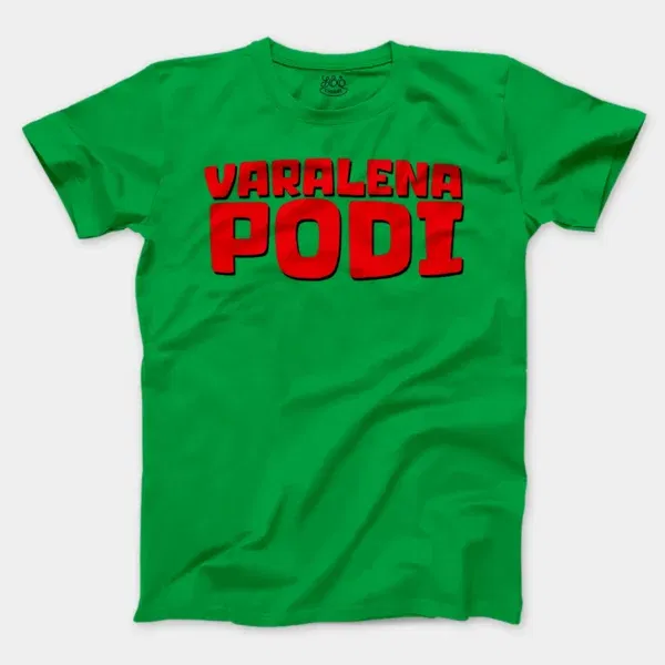 Varalena Podi Men/Unisex T-Shirt in Irish Green Color