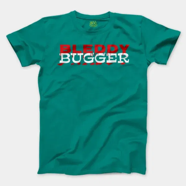 Bleddy Bugger Men/Unisex T-Shirt in Jade Dome Color