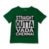 Straight Outta Vada Chennai Unisex Toddler T-Shirt in Kelly Color