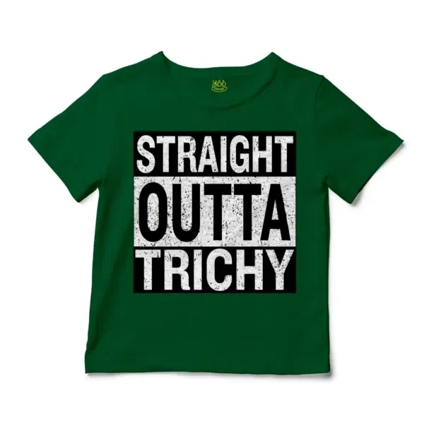 Straight Outta Trichy Unisex Toddler T-Shirt in Kelly Color