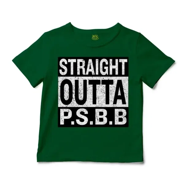 Straight Outta Psbb Unisex Toddler T-Shirt in Kelly Color