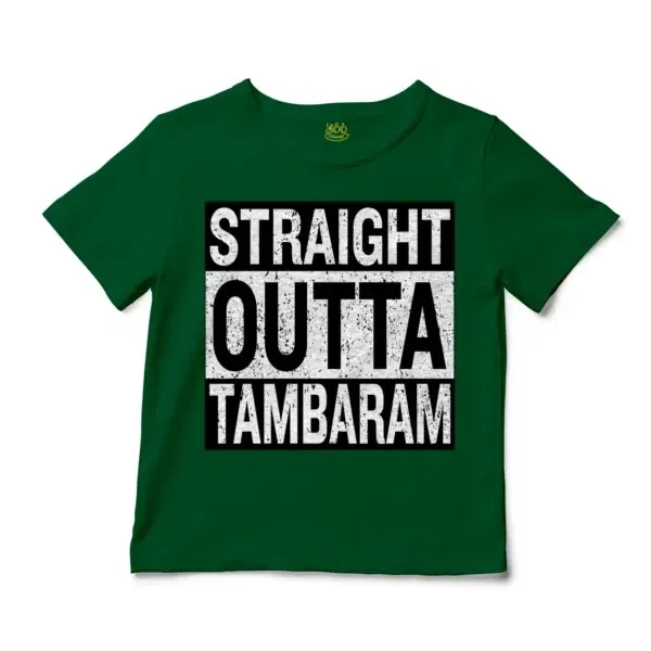 Straight Outta Tambaram Unisex Toddler T-Shirt in Kelly Color