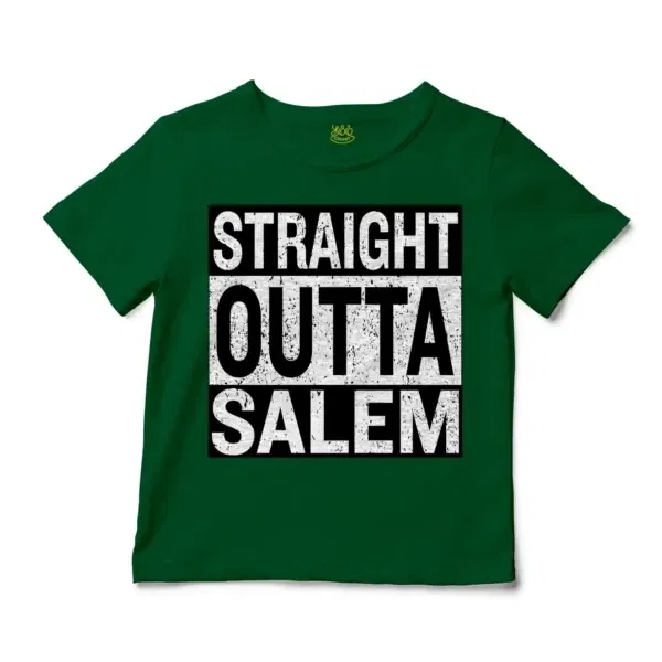 Straight Outta Salem Unisex Toddler T-Shirt in Kelly Color