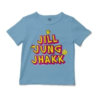 Jill Jung Jhakk Unisex Toddler T-Shirt in Light Blue Color