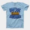 Ippove Kanna Katudhey Men/Unisex T-Shirt in Light Blue Color