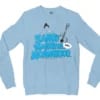 Sangi Mangiiiii….. Adangoooo Men/Unisex Long Sleeve T-Shirt in Light Blue Color